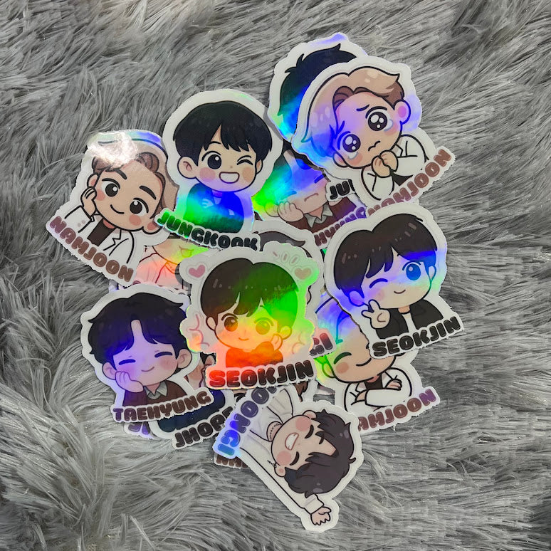 BTS Mystery Sticker Pack | 30pc Holographic Sticker