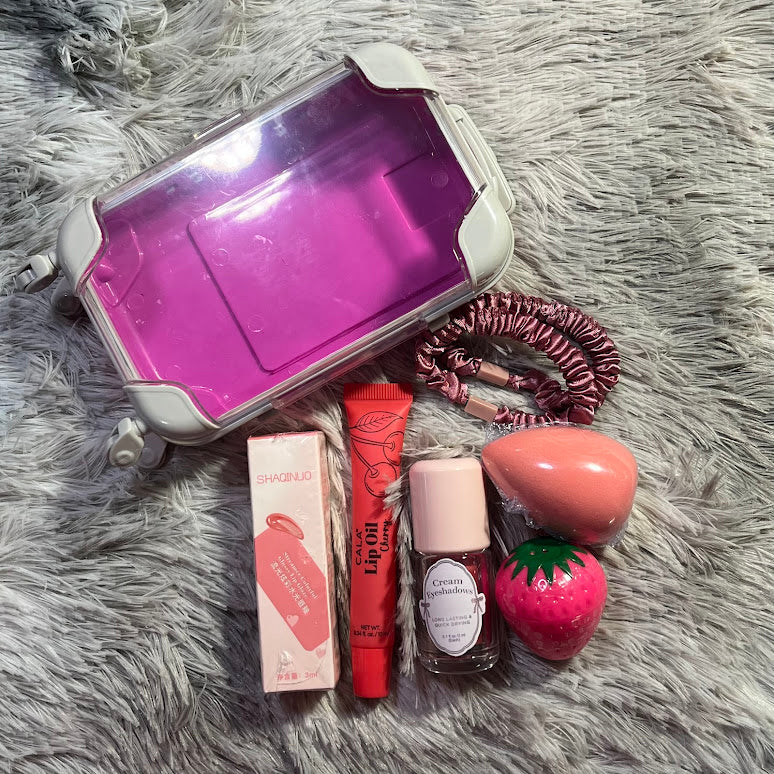 Mini Suitcase Lip Care Gift Set 8pcs