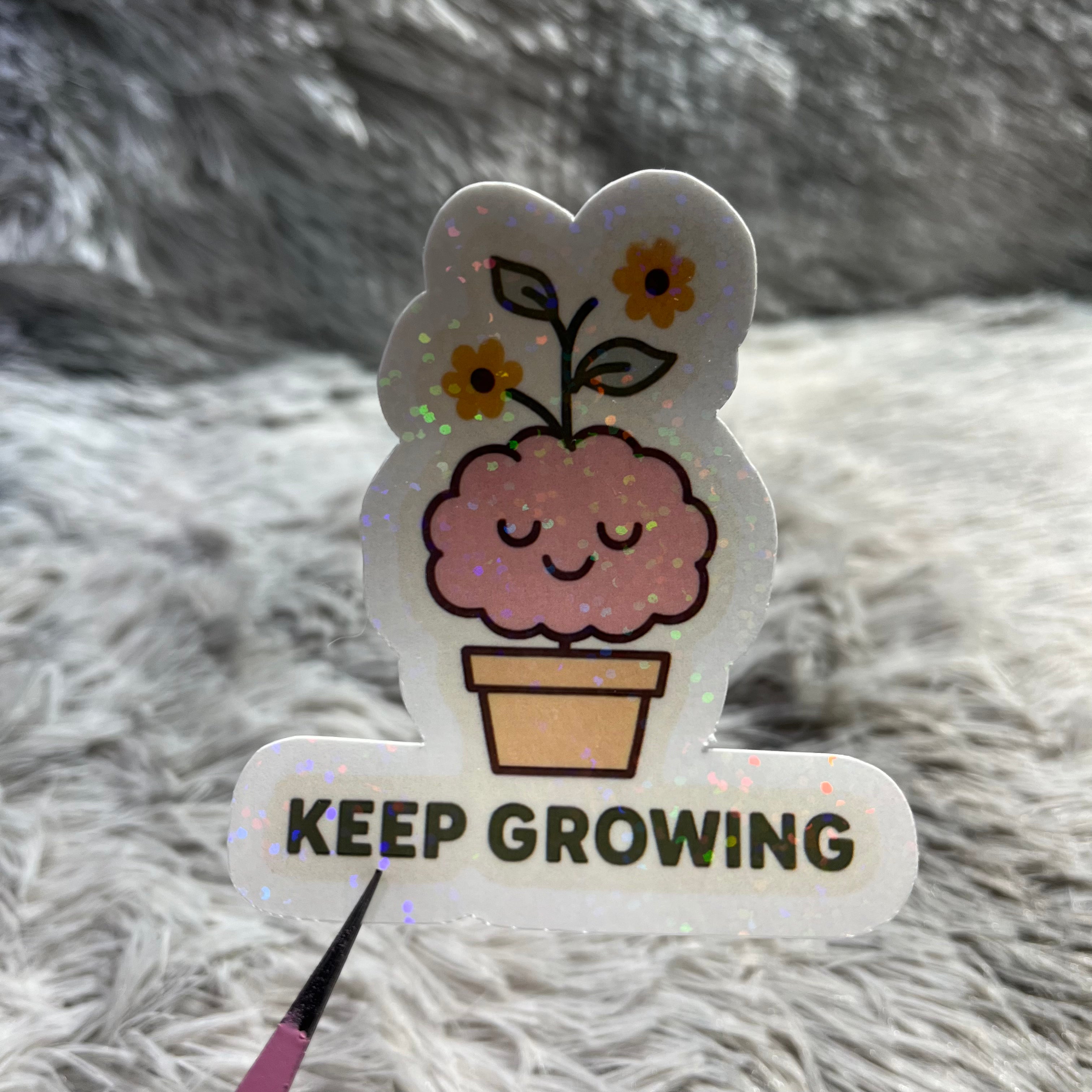 "Keep Growing" Sticker