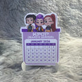 Kpop Demon Hunters Mini Desktop Calendar