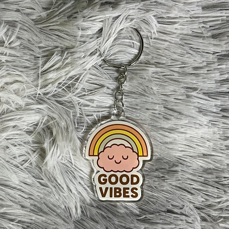 Motivational Mental Health Acrylic Keychains