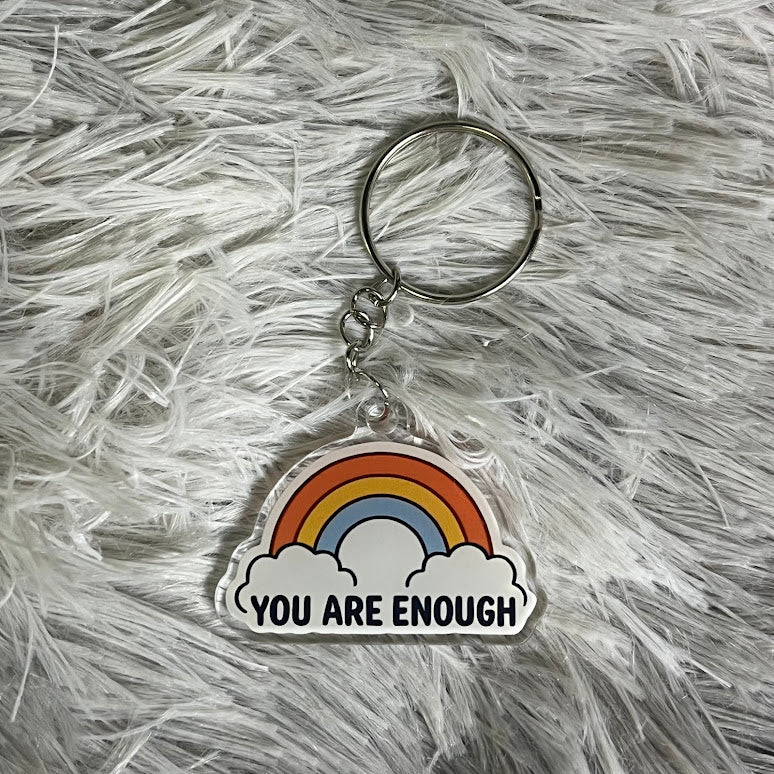 Motivational Mental Health Acrylic Keychains