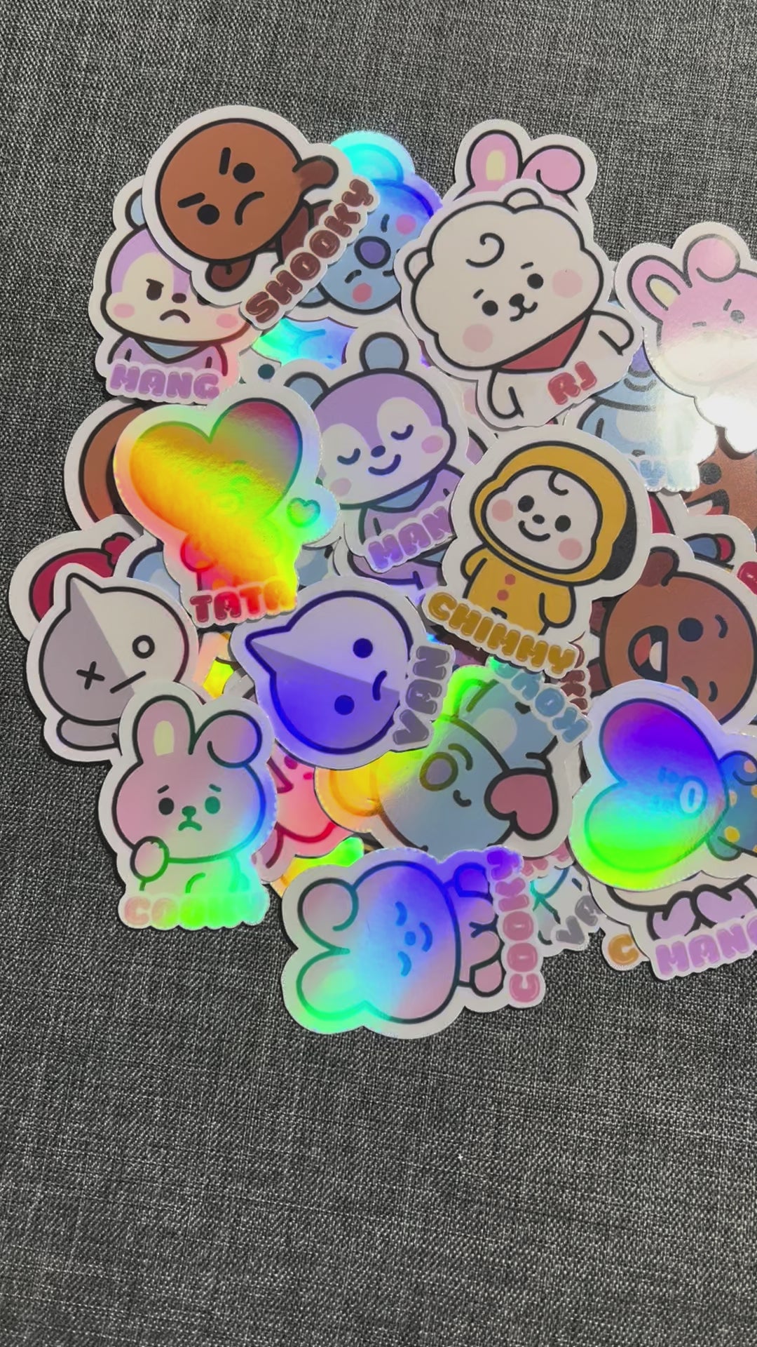 BT21 Mystery Sticker Pack | 30pc Holographic Sticker