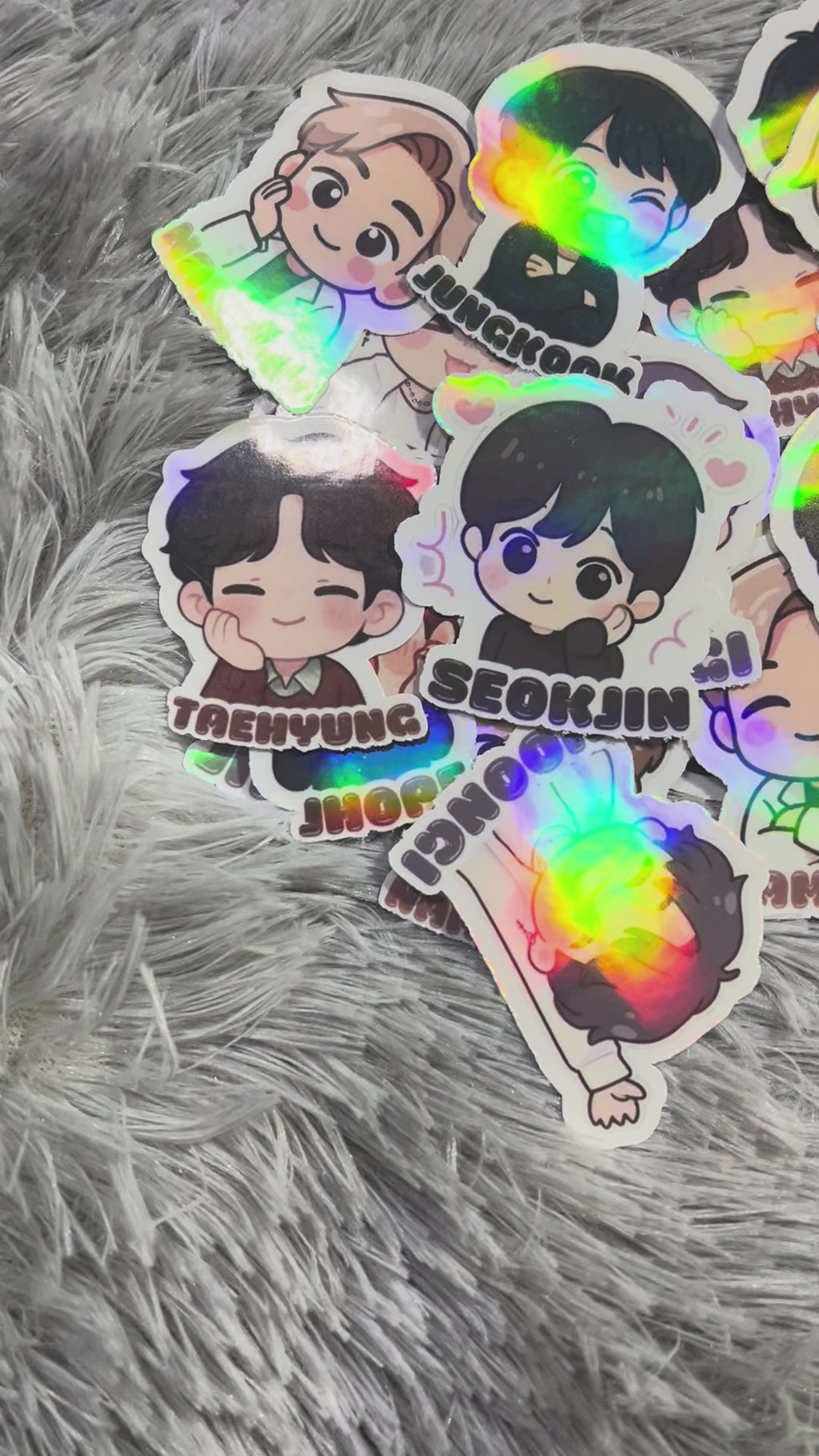 BTS Mystery Sticker Pack | 30pc Holographic Sticker